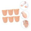 3 Pairs Toe Protector Toe Covers for Women Ball of Pads Ballet Pointe Professional Toe Guards Ballet Dance Toe caps Cup Gel Shoe Insoles Ballet Supplies Dance mat Foot sebs view 2