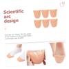 3 Pairs Toe Protector Toe Covers for Women Ball of Pads Ballet Pointe Professional Toe Guards Ballet Dance Toe caps Cup Gel Shoe Insoles Ballet Supplies Dance mat Foot sebs view 4