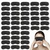 210 PCS Sleep Masks Bulk Eye Mask, Liubeili Sleeping Mask Blindfold Eye Cover Team Building Games Party with Nose Pad and Adjustable Strap for Women Men 4 Layers Black view 1