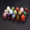 ASNAT 45 * 30 Big Massage Egg Yoni Ball Natural Stone Rose Quartz Jade Crystal Undrilled Eggs Kegel Exercise,Aventurine view 4