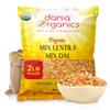 Darsa Organics Mixed Lentils (Panchratna Dal) 2lb | USDA Organic, Non-GMO, Kosher | Superfood Rich in Protein & Fiber | Great for Soup Mix, Stews, & Curries view 1