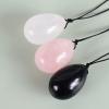 ASNAT 50 * 35 Big Size Yoni Egg Massage Body Natural Crystal Rose Quartz Ball Kegel Exercise,50x35 Undrill view 3