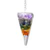 Amazing Gemstone Chakra Orgone Crystal Pendulums for Divination and Dowsing Crystal Pendulum with True Pendulum Motion Spritual Crystal view 1
