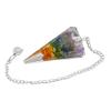 Amazing Gemstone Chakra Orgone Crystal Pendulums for Divination and Dowsing Crystal Pendulum with True Pendulum Motion Spritual Crystal view 2