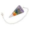 Amazing Gemstone Chakra Orgone Crystal Pendulums for Divination and Dowsing Crystal Pendulum with True Pendulum Motion Spritual Crystal view 3