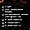 Lemonilo Ramen - Fire Chow Mein - Healthy Instant Ramen - Made with All-Natural Ingredients - Quick Meal Kit (2.99 Oz) - Single Pack view 4