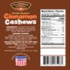 Platinum Kettle Cooked Cinnamon Cashews - Plant Based Protein, Fiber, Healthy Snack - Sweet & Spicy Flavors - Can Bring at Home, Work, Office, Gym & School - 13 oz Individual & Resealable Pouch view 2