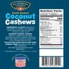 Platinum Kettle Cooked Coconut Cashews - Plant Based Protein, Fiber, Healthy Snack - Wholesome Nutritional Boost - Can Bring at Home, Work, Office, Gym & School - 13 oz Individual & Resealable Pouch view 2