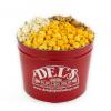 2 Gallon Popcorn Tin Gift - 3 Kinds (Cheese/Caramel/Salt & Butter) Gourmet Popcorn Gift Tin - Popcorn Gift Set view 1