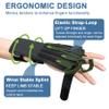 Feamero Radial Nerve Palsy Splint, Adjustable Finger Extension Brace, Lift Elastic Splint for Drop Wrist, Radial Nerve Injury, Mcp Arthroplasty, Crutch Palsy Treatment, Fit Left & Right Hand (Plastic) view 2