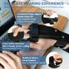 Feamero Radial Nerve Palsy Splint, Adjustable Finger Extension Brace, Lift Elastic Splint for Drop Wrist, Radial Nerve Injury, Mcp Arthroplasty, Crutch Palsy Treatment, Fit Left & Right Hand (Plastic) view 4