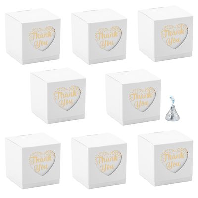 48 Pieces Bulk Wedding Favor Boxes with Lids