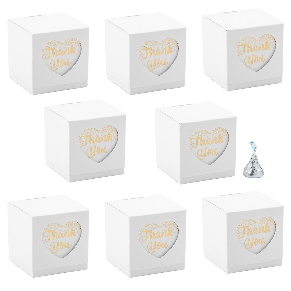48 Pieces Bulk Wedding Favor Boxes with Lids