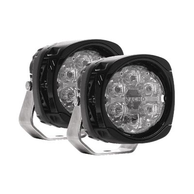Nacho PM431 Quatro Spot Offroad LED Lightning 60W Each Effective Lumens 10,820 Peak Candela 212,000. Illuminate with Style Your 4x4 Off Road Adventures - Pair