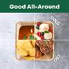 DISPOSABLE GREEN  Square Disposable Bowls, Areca Leaf Serving Bowls, Serving Bowls for Parties, Weddings, Catering, & More, Disposable Bowls for Hot Food & Cold Food, 12L x 12W x 4D cm, 500-Pcs view 4
