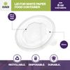 CIAO! 90mm Diameter PP Lid, Designed and Fit BRAND 8oz Paper Food Container (1000/case) view 2