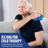 Affordtex Ice Bag 9 inches - Reusable, Durable, Cold Pack for Injuries, Muscle Aches, Knee Support view 3