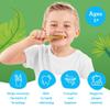 GuruNanda Kids Butter On Gums Cute Giraffe Toothbrush with Tongue Scraper & Cover - Super Soft Bristles for Gentle Cleaning -Ergonomic Handle (Age 1+) view 2