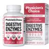 Physician's CHOICE Digestive Enzymes for Bloating & Digestion - 16 Enzymes with Organic Prebiotics & Probiotics for Gut & Digestive Health - Meal Time Discomfort Relief - Dual Action Support - 180 CT view 1
