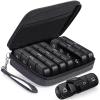 PULIV Weekly Pill Organizer 4 Times a Day with a Business Stylish Bag, Portable Pill Box 7 Day with 28 Compartments for Men, Removable Pill Sorters to Store Vitamin, Medication, Fish Oil, Supplements view 1