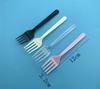 100 Pcs Disposable Plastic Forks Individually Wrapped Size: Length about 4.75" Width about 0.87" (Pink) view 3