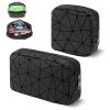Likesing Period Bag for Teen Girls, Leather Sanitary Napkin Storage Bag, Portable Menstrual Pad Bag Period Pads Pouch, Small Make Up Bags(Black) view 1