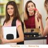 Likesing Period Bag for Teen Girls, Leather Sanitary Napkin Storage Bag, Portable Menstrual Pad Bag Period Pads Pouch, Small Make Up Bags(Black) view 2