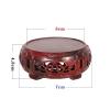 ARINAL Bonsai Base Bonsai Display Stand Wooden Round Display Base Bracket Stone Ornament Base for Small Things Statue Vase Vase Base (Size : S) view 2