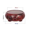 ARINAL Bonsai Base Bonsai Display Stand Wooden Round Display Base Bracket Stone Ornament Base for Small Things Statue Vase Vase Base (Size : XL) view 2