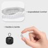 Audree Earplugs- Sleep Mask Set - Noise Cancelling Earplugs and 100% Light Blocking Eye Covers for Sleeping, Travel, Napping, Meditation, Shift Work - Achieve Ultimate Relaxation, White+ Grey view 4