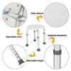 360 Degree Rotation Shower Stool, 7 Gears Height Adjustment Bath Chair, Bath Seat for Tub and Bathroom, Round Shower Safety Seating, for Seniors and Disabled view 3