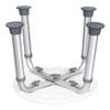 360 Degree Rotation Shower Stool, 7 Gears Height Adjustment Bath Chair, Bath Seat for Tub and Bathroom, Round Shower Safety Seating, for Seniors and Disabled view 4