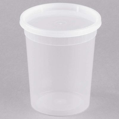 32oz Deli Food Storage Containers with Lid Togo Soup Cup Microwave Safe 240-pack (32oz) S32