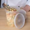 32oz Deli Food Storage Containers with Lid Togo Soup Cup Microwave Safe 240-pack (32oz) S32 view 3