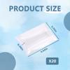 20 PCS Clear Plastic Pillow Gift Boxes Mini Party Favor Boxes for Candy Wedding Birthday Supplies 3.54 x 2.76 x 0.98 inch view 2