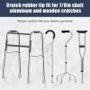 6 Pack Crutch Tips, AHIER 7/8 inch Heavy Duty Non Slip Rubber Cane Tips, Replacement Crutch Feet Cap view 4