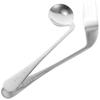 1 Set Elbow Fork Spoon Curved Spoon Dinner Fork Small Forks Eating Utensils for Disabled People Taster Spoons Utensils Angled Elder Stainless Steel Feed view 1