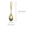 LALAFINA Spoons Mini Plastic Sample Spoons 72pc Portable for Wedding Baptism Birthday Dinner view 3