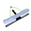 17" All-in-One 2 Nozzle Scrubber & Squeegee for Water Fed Pole System, Soft Fleece Sleeve Dual Water Jets, Ideal for Solar Panel & Window Cleaning, Tinted Glass, and High Windows view 2