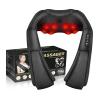 Neck Massager with Heat, Back Massager Deep Tissue, Electric 3D Kneading Massage Pillow for Pain Shiatsu Back and Shoulder Massager, Birthday Christmas Gift for Women Men Dad Mom view 1