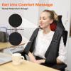 Neck Massager with Heat, Back Massager Deep Tissue, Electric 3D Kneading Massage Pillow for Pain Shiatsu Back and Shoulder Massager, Birthday Christmas Gift for Women Men Dad Mom view 3