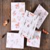 Sikiweiter Woodland Theme Wrapping Paper - Woodland Baby Shower Wrapping Paper, 12 Sheets Woodland Animals Gift Wrap for Baby Shower Birthday Christmas, 19.7 x 27.6 Inches Per Sheet view 2
