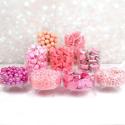 14 lbs+ Deluxe Pink Candy Buffet Table for Party - Feeds 24-36 People - Girl Baby Shower, Birthday, Bridal Shower, Wedding Candy Favors