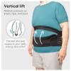 BraceAbility Obesity Belt Stomach Holder - Plus Size Men and Women's Big Belly Support Band Girdle for Hanging Stomach, Pendulous Abdominal Support, Lower Tummy Fat Lifter Pannus Sling (2XL) view 3