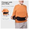 BraceAbility Obesity Belt Stomach Holder - Plus Size Men and Women's Big Belly Support Band Girdle for Hanging Stomach, Pendulous Abdominal Support, Lower Tummy Fat Lifter Pannus Sling (2XL) view 4