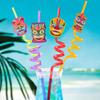 Tiki Luau Silly Straws 12 Pieces view 2