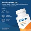 Bariatric Fusion Vitamin D3 5000 IU | Easy to Swallow Bariatric Vitamin D Capsule| One Per Day | Support Bone Strength and Calcium Absorption* | Post Bariatric Surgery | 90 Capsules view 2