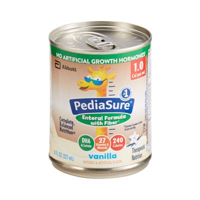 PediaSure Enteral with Fiber Pediatric Oral Supplement/Tube Feeding Formula, 8 oz. Can, Abbott Nutrition 67403, 1 Count