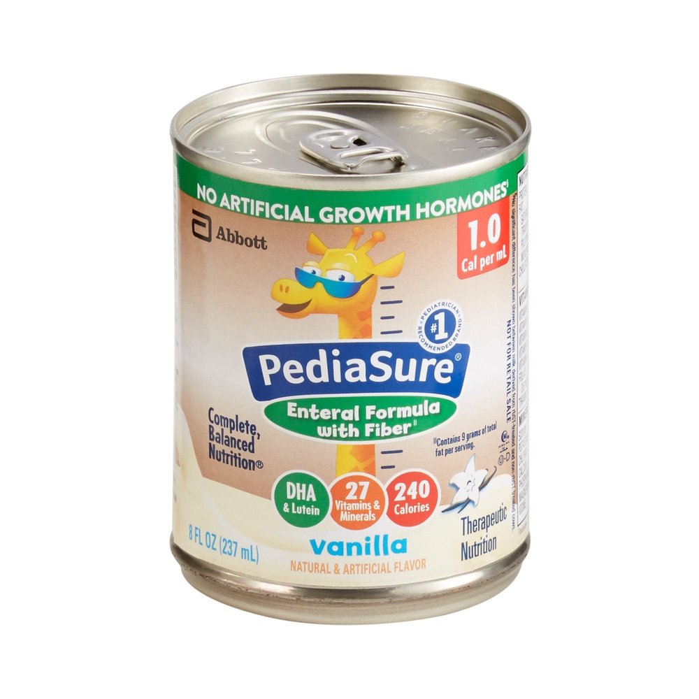 PediaSure Enteral with Fiber Pediatric Oral Supplement/Tube Feeding Formula, 8 oz. Can, Abbott Nutrition 67403, 1 Count