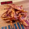 Delicious Maple Bacon Jerky  Made from 100% Real Uncured Bacon  Thick-Cut, Sweet & Savory Candied Bacon Strips  Irresistibly Flavorful Snack  4oz Total (2 Bags, 2oz Each) view 4